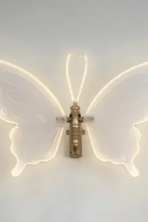 Nuovo Arrivo Eurolamp Decorazione Farfalla Animata con Led 60 cm