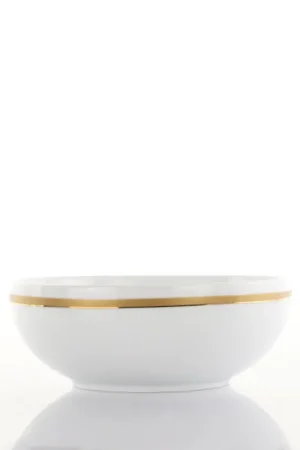 Weissestal Insalatiera Natalizia Vintage Gold Shiro D23 cm in Porcellana Nuova Collezione