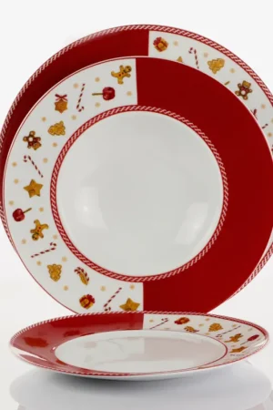 Offerta Weissestal Serevizio Tavola Natalizio 18 pezzi Sweet in Porcellana