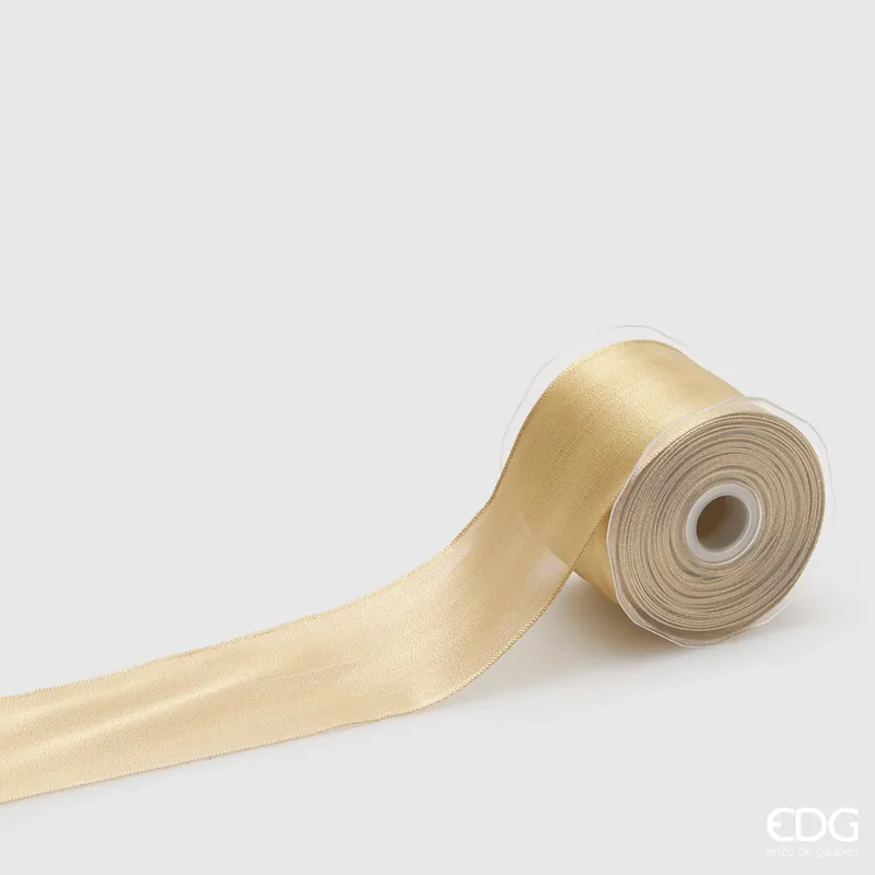 EDG Enzo de Gasperi Nastro Shine 65 mm 10 Metri Oro Prezzo Di Fabbrica