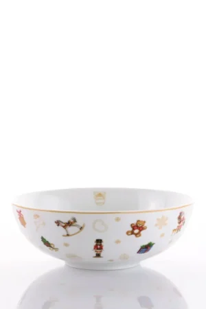 Ultime Pezzi Weissestal Coppetta Natalizia Toys D15 cm in Porcellana