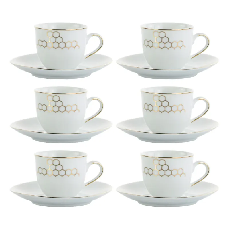 Soddisfatti O Rimborsati Weissestal Set 6 Tazzine Natalizie con Piattino Hive in Porcellana by Salvatore Izzo