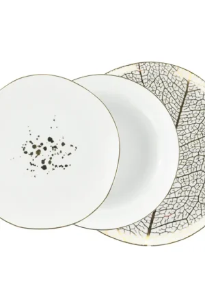 Prezzo Di Fabbrica Weissestal Servizio Tavola 18 Pezzi Onix White in Porcellana by Salvatore Izzo