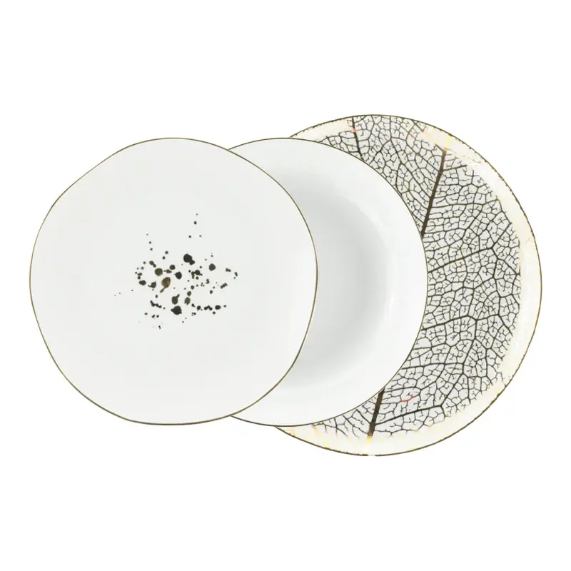 Prezzo Di Fabbrica Weissestal Servizio Tavola 18 Pezzi Onix White in Porcellana by Salvatore Izzo