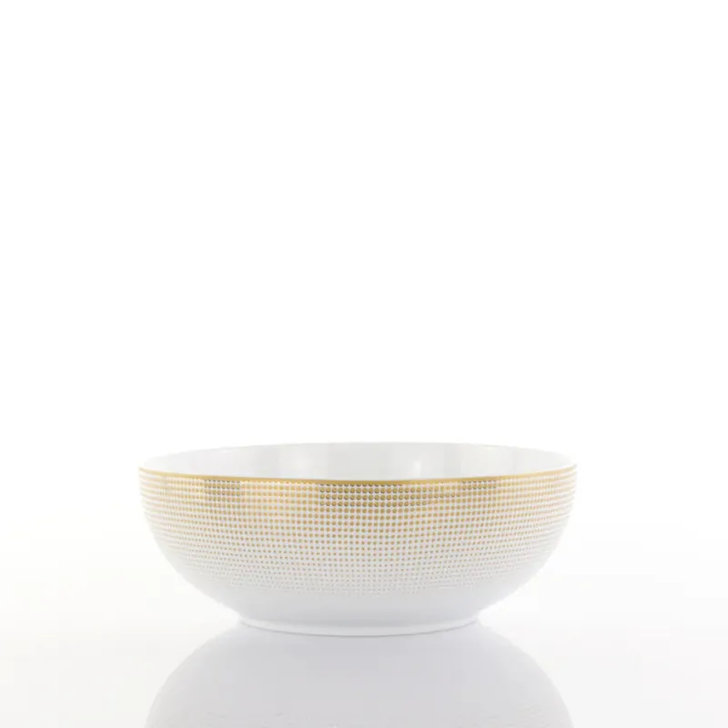 Novità Weissestal Insalatiera Vintage Gold D23 cm in Porcellana