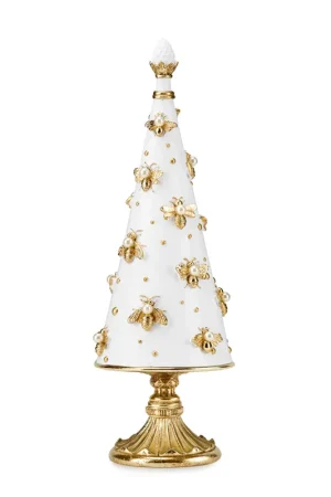 Affare Fade Pearl Tree Albero di Natale in Resina Bianco H40,5 cm