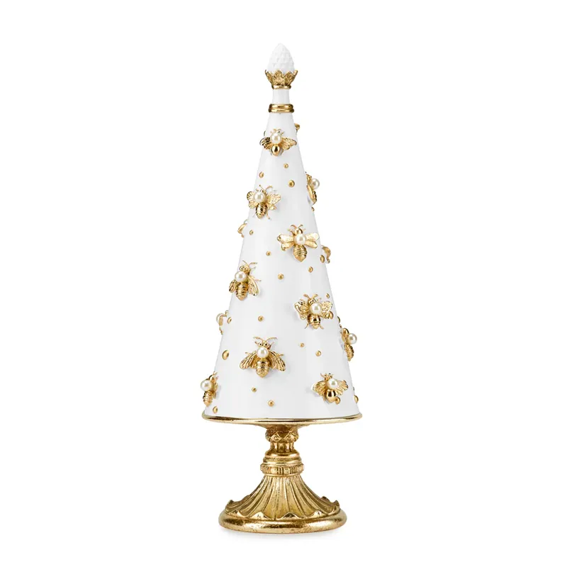 Affare Fade Pearl Tree Albero di Natale in Resina Bianco H40,5 cm
