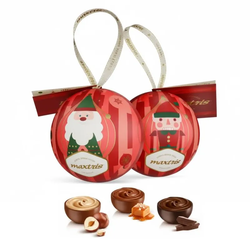 Maxtris Pallina di Natale con Gusti Assortiti 100g Offerta