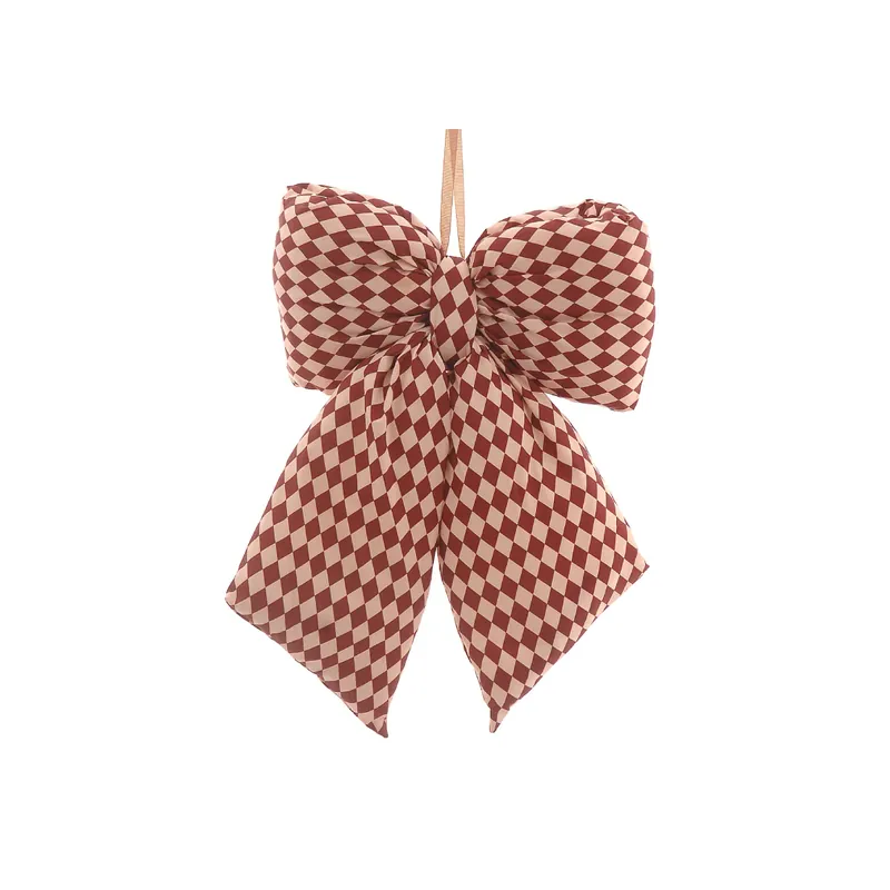 Vetur Decorazione Fiocco Velluto H36 cm Rosso Economico