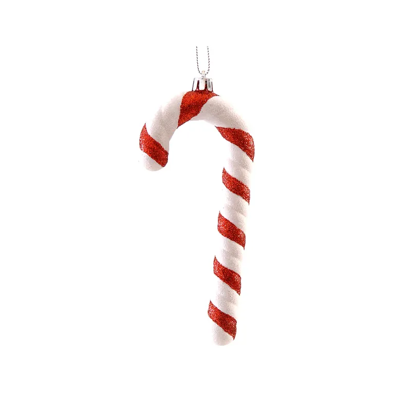 Vetur Decorazione Pendente Candy Cane H16,5 cm Rosso e Bianco Occasione