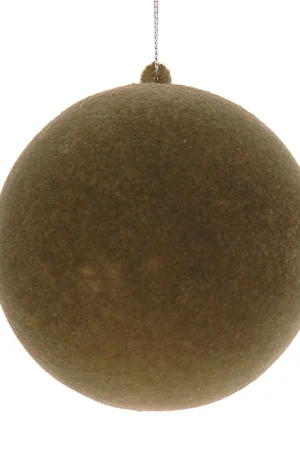 Offerta Speciale Vetur Palla di Natale Camoscio D20 cm Verde Chiaro