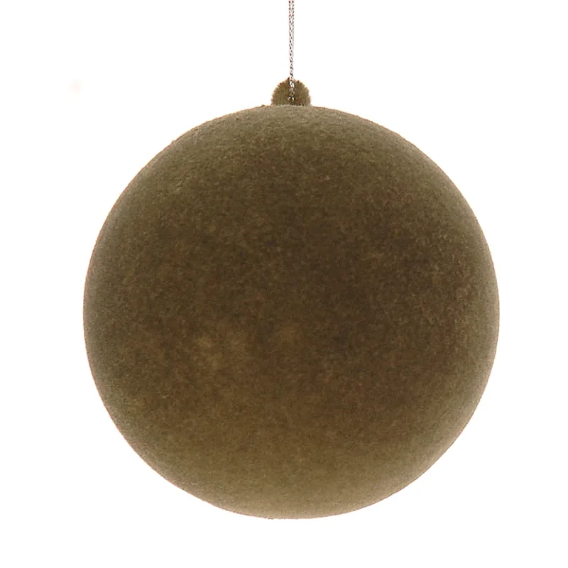 Offerta Speciale Vetur Palla di Natale Camoscio D20 cm Verde Chiaro