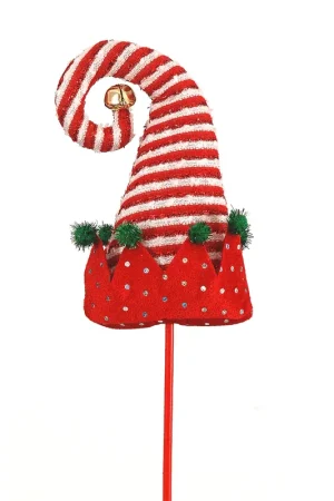Vetur Decorazione per Albero Il Cappello Dell‘Elfo H52,5 cm Rosso Prezzo Conveniente