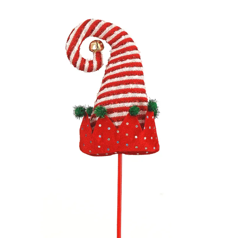 Vetur Decorazione per Albero Il Cappello Dell‘Elfo H52,5 cm Rosso Prezzo Conveniente