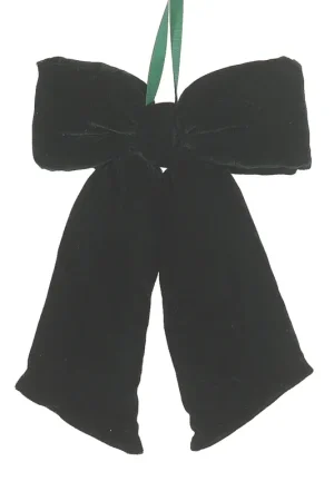 Vetur Decorazione Fiocco Velluto H36 cm Verde Miglior Prezzo