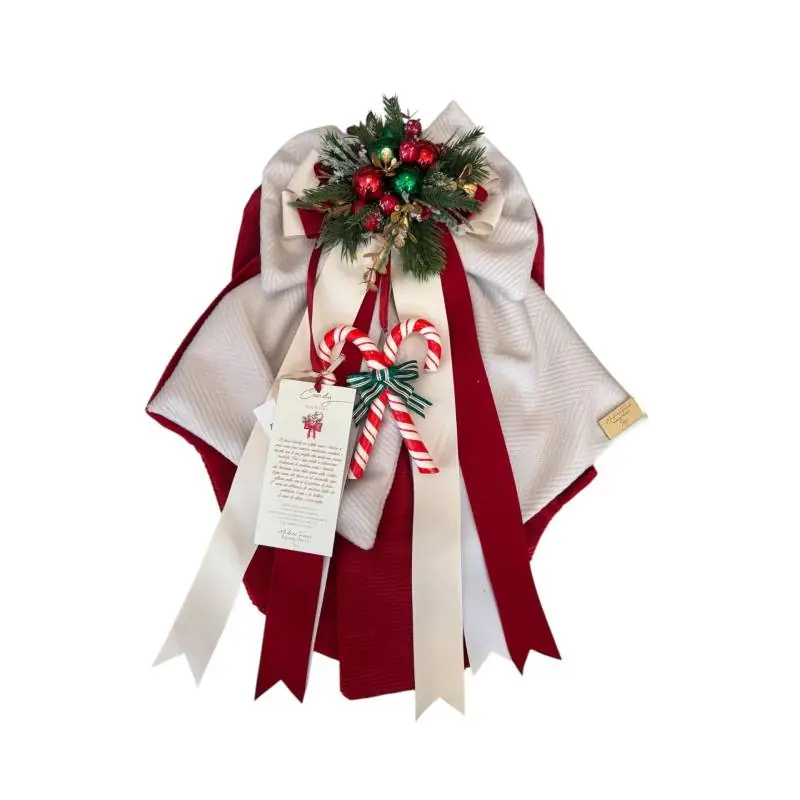 Direttamente Dal Produttore Madame Fioccò Fiocco Natalizio Candy con Decorazioni Natalizie H50
