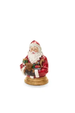 Must-Have Nuvole di Stoffa Decorazione da Appoggio Babbo Natale con Regalo H28,5 cm