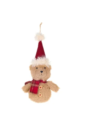 Nuvole di Stoffa Decorazioni per Albero Orsetto H22 cm Rosso Prezzo Conveniente