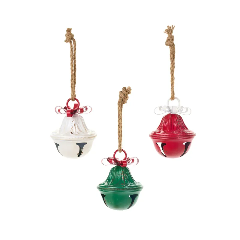Prezzo Ridotto Nuvole di Stoffa Set 3 Decorazioni Pendenti Jingle 13x16 cm