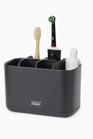 Joseph&Joseph Portaoggetti da Bagno Grande EasyStore Nero Solo Oggi
