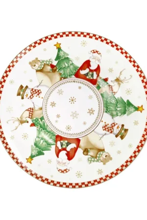 Brandani Piatto Panettore Racconti D31 cm in Porcellana Vendita Finale