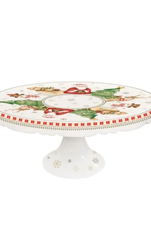 Brandani Alzata Natalizia Racconti D29 cm in Porcellana Compra Adesso