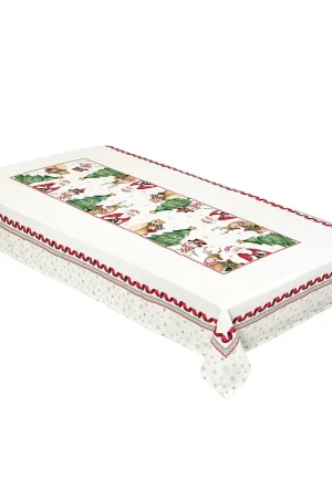 Brandani Tovaglia Natalizia Racconti 160x300 cm Cornice Ultime Pezzi