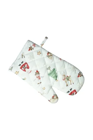 Brandani Guanto da Forno Natalizio Racconti 17x27 cm Prezzo Conveniente