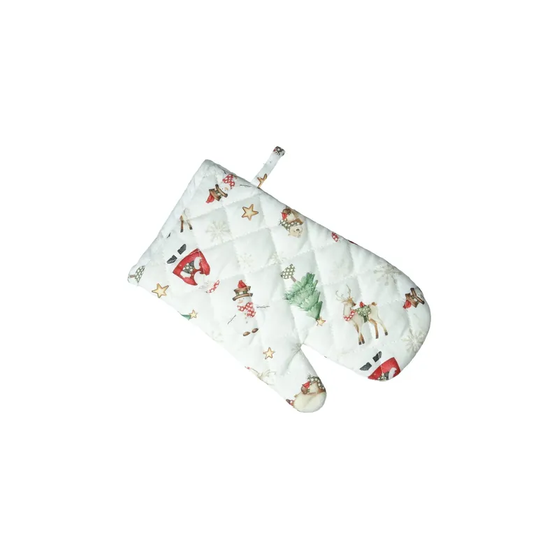 Brandani Guanto da Forno Natalizio Racconti 17x27 cm Prezzo Conveniente