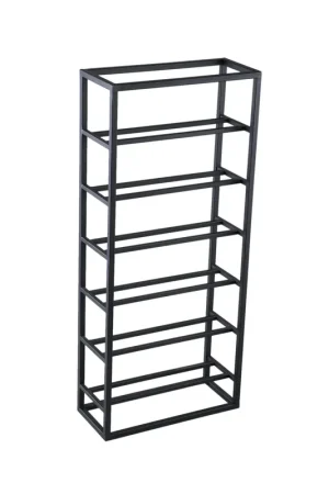 Promo Stagionale PTMD Collection Portabottiglie Kentyn Piccolo in Ferro Nero 84 cm