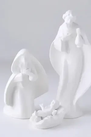 Hervit Creations Set 3 Pezzi Natività H31 cm in Porcellana Ultimissimo Modello