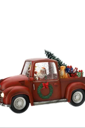 Pagamento Sicuro Hervit Creations Pick Up di Babbo Natale con Led