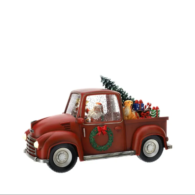 Pagamento Sicuro Hervit Creations Pick Up di Babbo Natale con Led