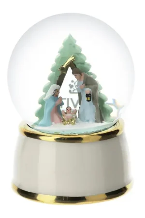 Acquista Ora Hervit Creations Sfera Acqua Carillon Natività in Porcellana