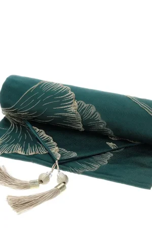 Hervit Creations Runner Natalizio Jacquard 33x180 cm Verde Prezzo Ridotto