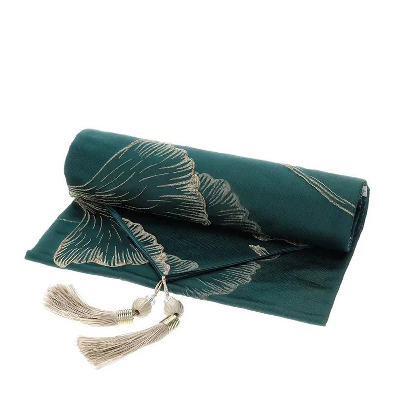 Hervit Creations Runner Natalizio Jacquard 33x180 cm Verde Prezzo Ridotto