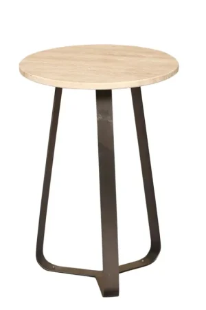 PTMD Collection Tavolo da Caffè in Marmo Travertino H56 cm Prezzo Basso