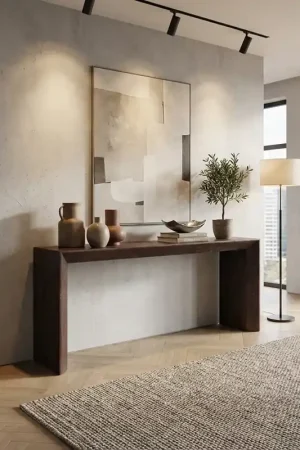 PTMD Collections Consolle Kyro in Legno di Mango 180 cm Professionale