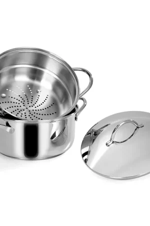 Barazzoni Pentola Cuocivapore in Acciaio inox 24 cm Promo Stagionale