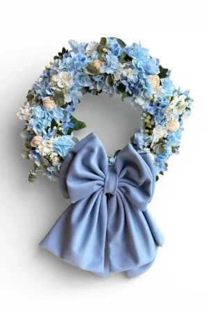 Offerta Madame Fiocco Ghirlanda Fiorita Tenerezza di Teddy Polvere D45