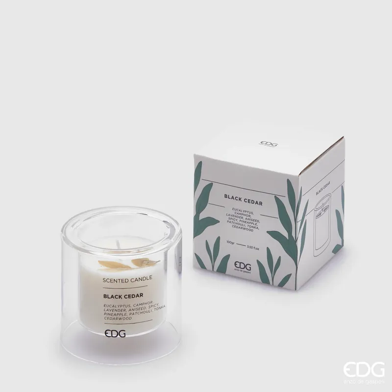 Non Perdere EDG Enzo De Gasperi Candela Silhouette Cedro Nero