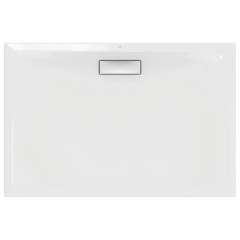 Super Prezzo Piatto Doccia 120x80 Rettangolare 25 mm Filo e Sopra Pavimento e Su Rialzo In Acrilico Bianco Ultraflat New T446901 Ideal Standard