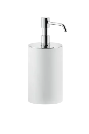 Dispenser sapone liquido da appoggio Bianco cromo Rilievo 59537 Gessi Più Venduto