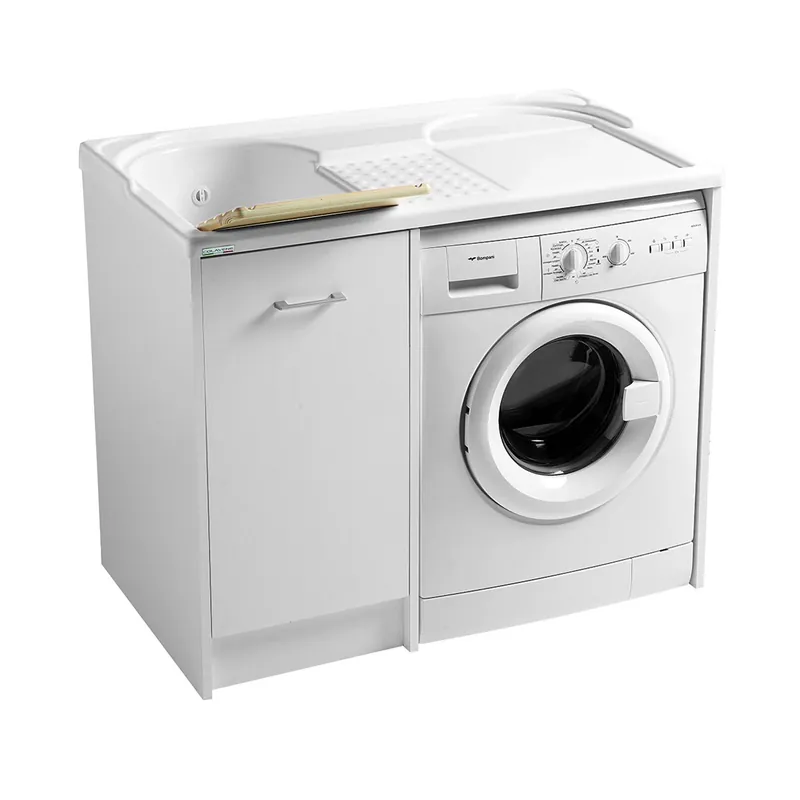 Colavene Domestica 106x50 lavatoio vasca Sinistra porta Lavatrice tela bianco DL1052B Offerta Limitata