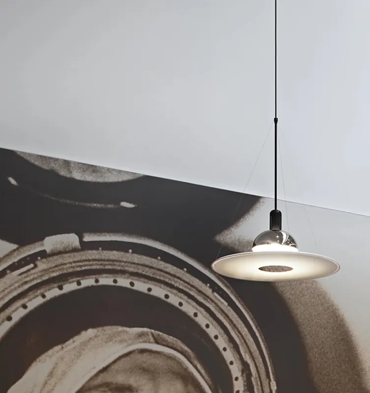 Sconto Flos Frisbi Lampada Sospesa Cromo F2500000