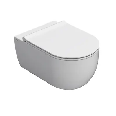Globo Mode Vaso Sospeso Senza Brida senza sedile in ceramica Bianco Promozione Esclusiva