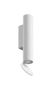 Compra Online Flos Flauta H225 Spiga Lampada indoor Da Parete Bianco F2341009