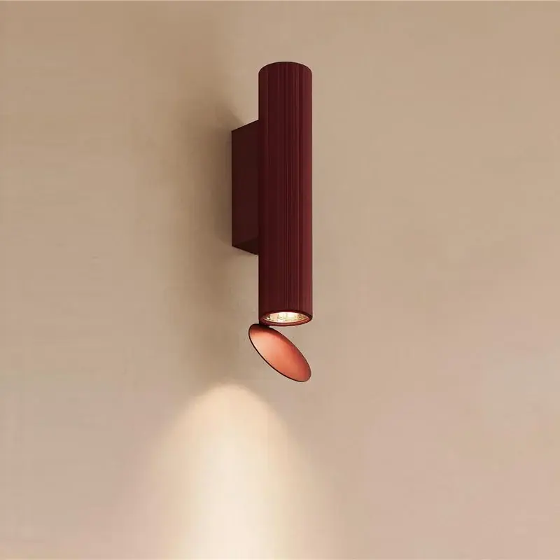Occasione Flos Flauta H225 Riga Lampada indoor a Parete Ruby Red F2340035