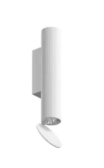 Solo Oggi Flos Flauta H225 Riga Lampada a Parete indoor a biemissione Bianco F2340009
