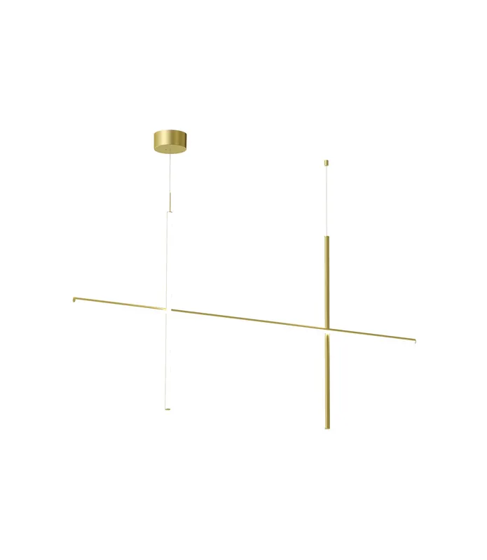 Flos Coordinates Suspension 2 Lampada sospesa 176 cm Champagne F1862044 Offerta Speciale